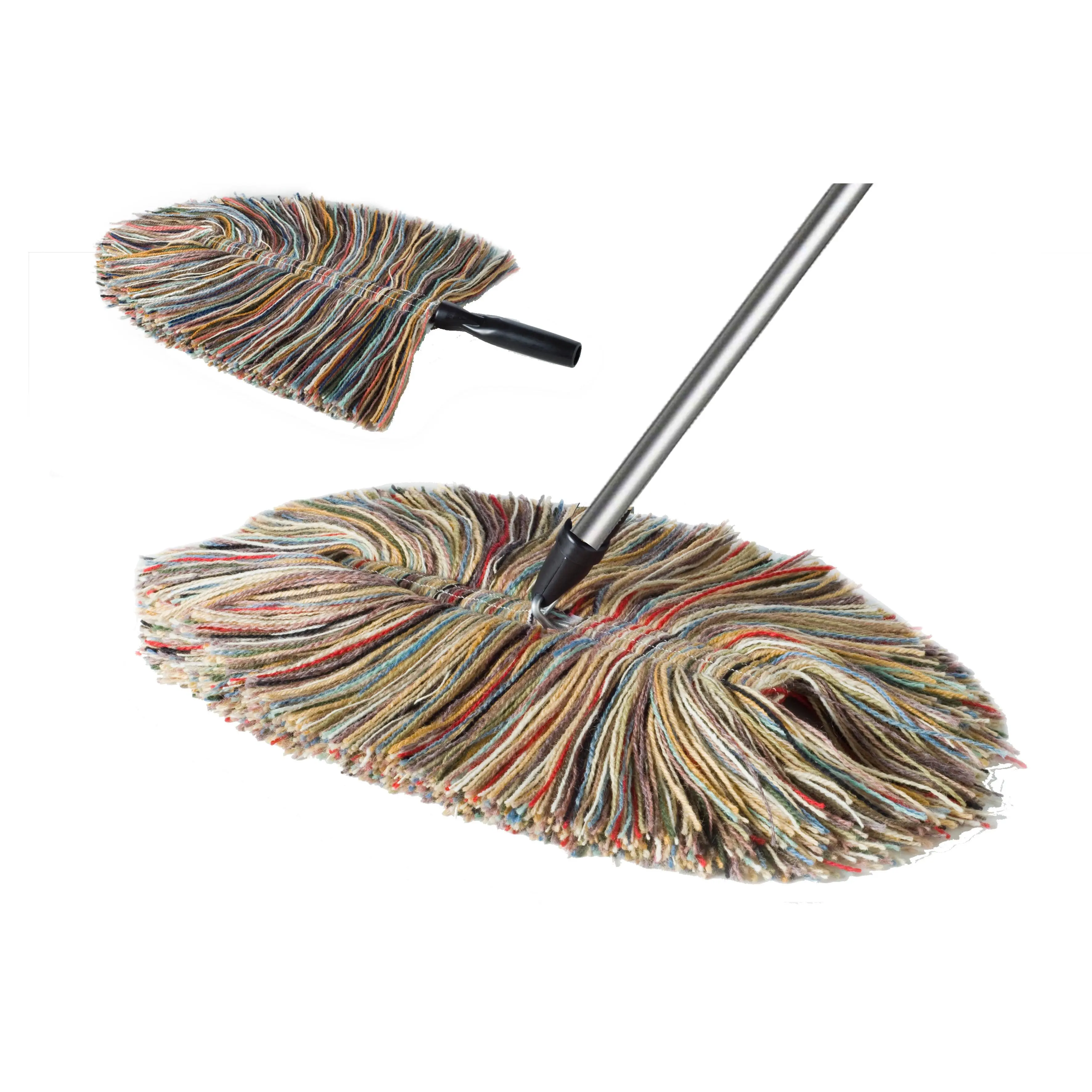 Sladust - Big Wooly All Natural Wool Dust Mop with Hand Duster