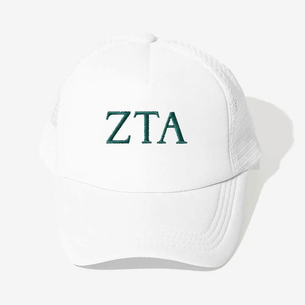 Zeta Tau Alpha Trucker Hat | White