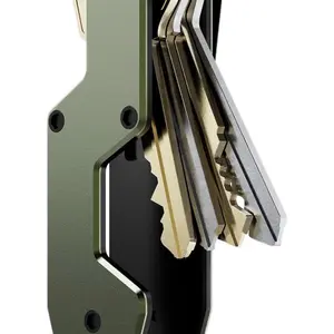 Key Organizer for Men Compact Key Holder Minimalist Key Case Metal Key Chain Key Holder for  Secures 2-5