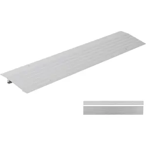 1/2/3/4" Rise, Threshold Ramps for Doorways, Ramps for Wheelchairs for Home, 700 Lbs Weight Capacity, Aluminum Portable Wheelchair Ramp, Exterior Transitions for Scooter, Car, Shed Access