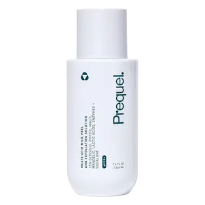 Multi-Acid Milk Peel, Professional Exfoliating Solution 15% Glycolic Acid Face Peel with Lactic Acid and Enzymes Hydrating Clinical Strength Chemical Exfoliant 7.6oz Bottle