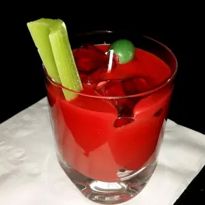 Small Bloody  Mary Candle