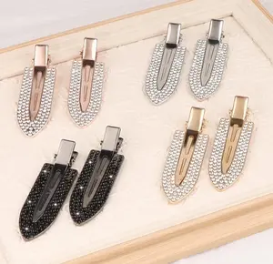 JAG No Crease Rhinestone Metal Hair Clip, 8PCS Styling Tool For Women, Girls