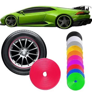 All-Fit Rim Trim Wheel Protection Strips for Curb scratch & Wheel Scratch Prevention – Universal Fit