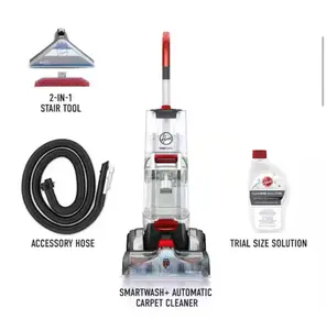 Hoover SmartWash Advanced Automatic Corded Upright Cleaner with shampoo