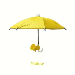 Doll umbrella phone holder