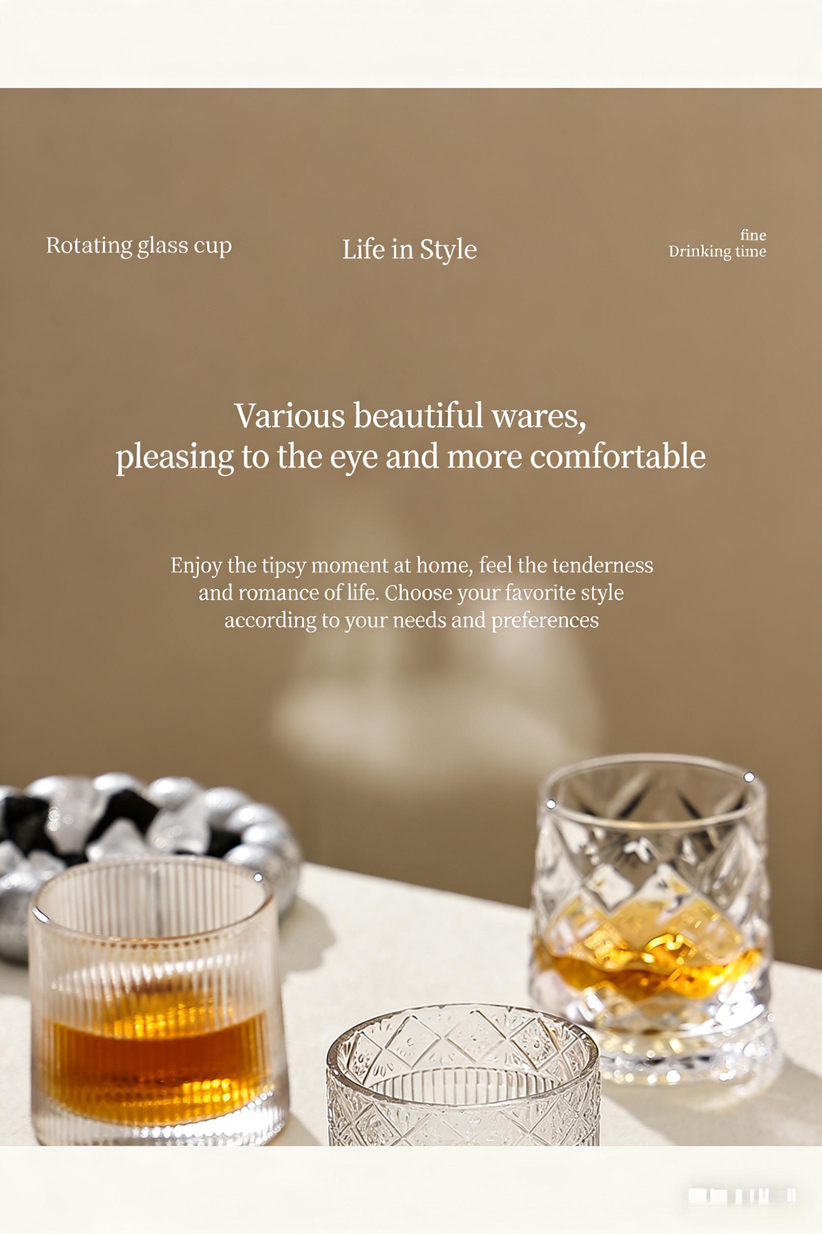 1.6LRotating wine decanter, household rotating non-spill wine dispenser, wine glasses, wine accessories, rotating wine aerator