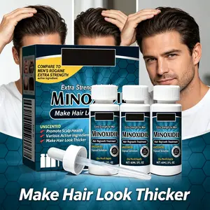 Minoxidil Hair Serum for Men – 3 per Box, Thickening & Scalp Moisturizing, Great Gift for Boyfriend or Dad