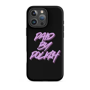 iPhone 16 Pro Max Pink And Black Paid By Polish Nail Tech Case