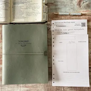 The Ultimate Bible Binder Study System-Olive (Includes our Happy Mapper Course)