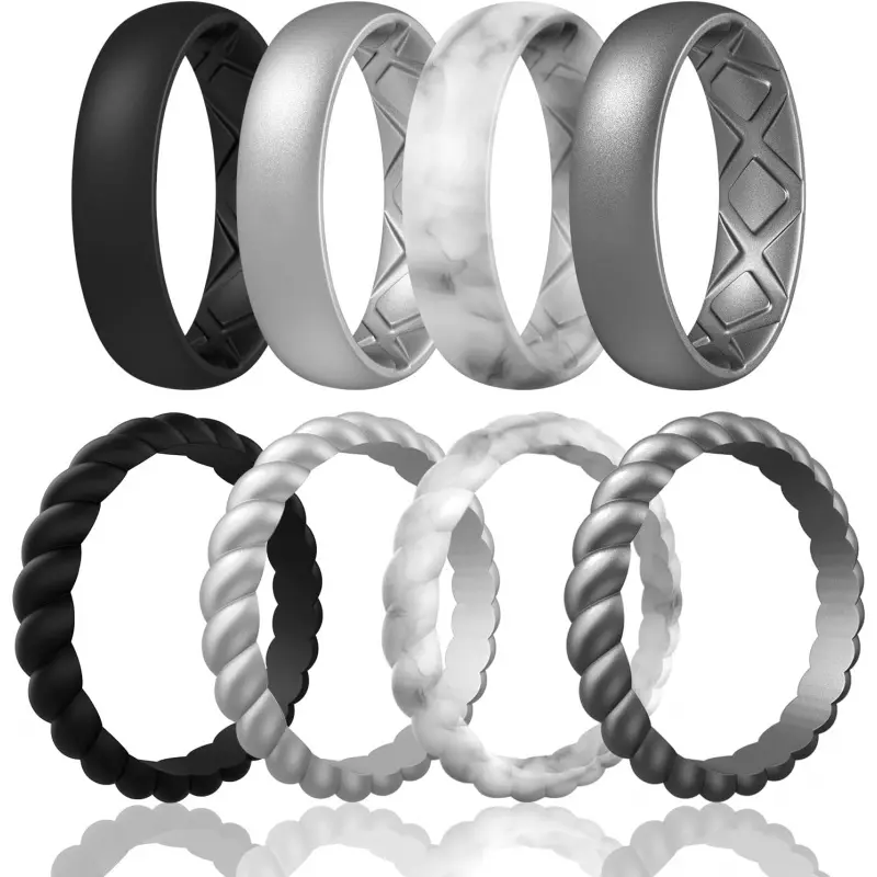 SETD5-Black, Metallic Silver, Marble, Dark silver