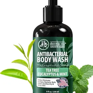 Anti-Fungal Foot Detox Bath & Body Wash Tea Tree Soap 8 fl oz Antibacterial & Antifungal Protection for Fresh, Comfortable Skin Skincare Cleanser Acne