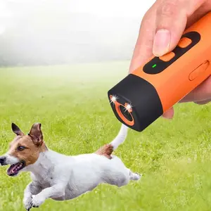 USB Rechargeable LED Ultrasonic Anti Barking Dog Repeller Stop Unwanted Barking Safely Effectively Dog Repeller