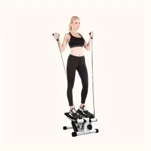 Steppers For Exercise At Home, Mini Stepper With Resistance Bands, Portable Stair Stepper Machine 350LBS Loading Capacity, Exercise Stepper For Home Office Workout