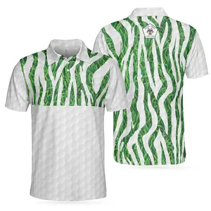 Tiger Pride Lawn Care Tiger Pattern Golf Polo Shirt