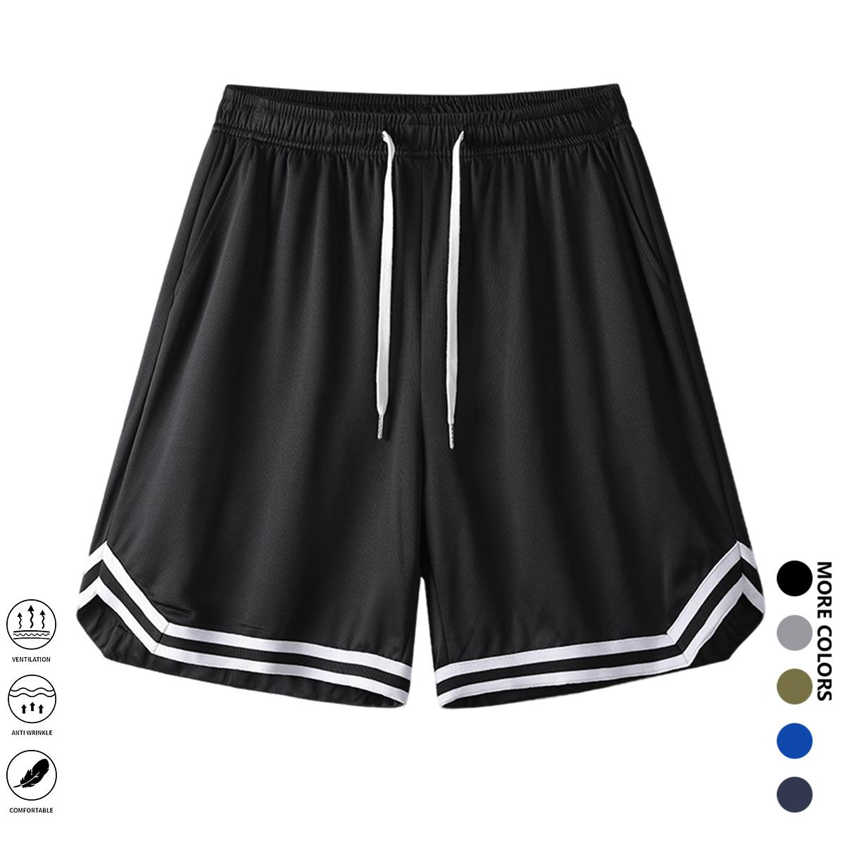 TOOTD Premium – 3-Piece Men’s Athletic Shorts Set, high stretch, quick-drying, breathable, lightweight; sizes 28–36 (actual measurements); versatile basic piece, Y2K styling, basketball club apparel, street basketball wear