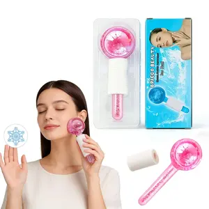 Ice Wave Massage Ball, Summer Cooling Beauty Tool for Face & Eyes, Reduces Puffiness & Relieves Fatigue, Skin Care Tool for Women, Ice Roller Face
