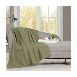 Superior Milan Cotton Textured Striped Woven Blanket, Throw