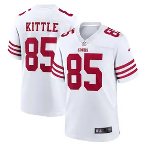 Kittle 49ers SF #85 Football Game Style Jersey – Fan Edition, Adult Unisex Sportswear