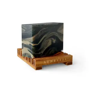 Mud Men - Dead Sea Mud & Charcoal Deep Cleaning Soap - Handmade Natural Skincare for Soft, Smooth, Radiant Skin