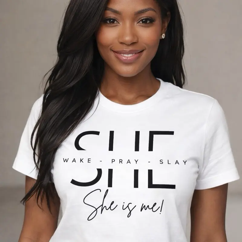 She Wakes She Pray She Slay Screen Print/