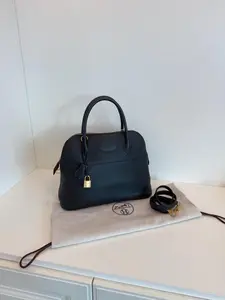 Pre-owned Hermes Leather Messenger Bags Preloved Bolide 31Bag 31*24*13cm togo 117576