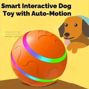 Interactive Dog Toys Dog Ball,[Newly Upgraded]Durable Motion Activated Automatic Rolling BallToys for/Small/Medium/Large Dogs,USBRechargeable cigarette design dog toy sausage dogs of tiktok