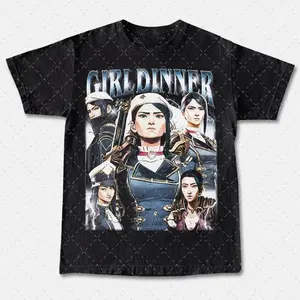 Caitlyn Kiramman Girl Dinner Tee, Caitlyn Kiramman T-shirt, Unisex T-Shirt, Arcane Merch, Graphic Tee, Pop Culture Shirt