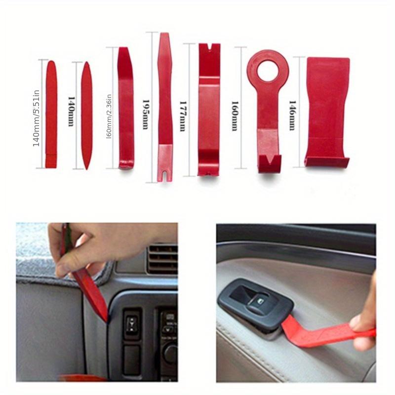 Long Distance Hook Tool Set - Stainless Steel Oval Handle Emergency Door Opener with Red Warping Piece for Automotive Rescue - Durable and Rust-Resistant-2024 hot