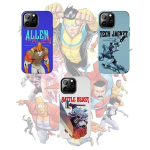 Invincible Phone Case Series - Allen The Alien, Tech Jacket & Battle Beast Tough Protective Cover for iPhone 17 16 15 14 13 12 11