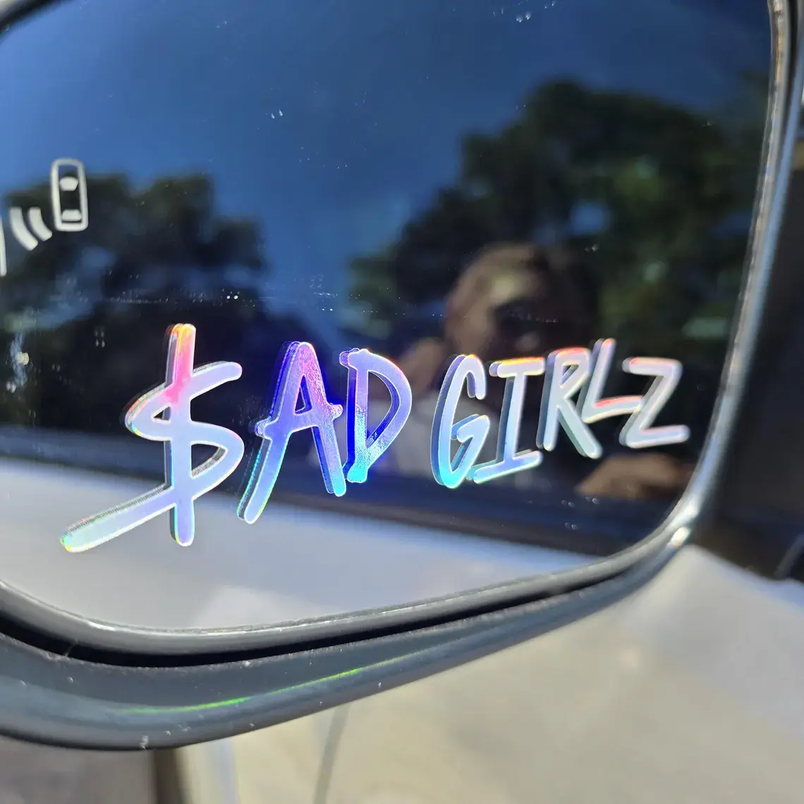 Sad Girls Hologram Vinyl Decal Sticker UV & Water Proof 5.5 inch