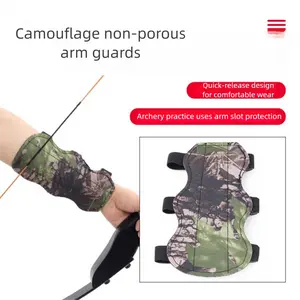 Camouflage Archery Arm Guard – Adjustable Protective Sleeve for Traditional & Recurve Bows, Archery Tag & Competition