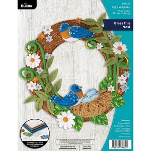 Bucilla ® Seasonal - Felt - Home Decor - Bless this Nest Wreath - 89672E