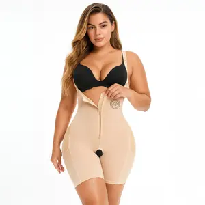 Women’s High-Waisted Body Shaper with Straps – Butt Lifting, Tummy Support, Open-Gusset Design & Non-Slip Waist