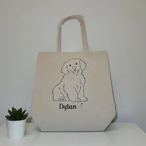 Personalized Pet Tote Bag with Custom Name Dylan - Perfect for Any Occasion - Ideal for Pet Lovers