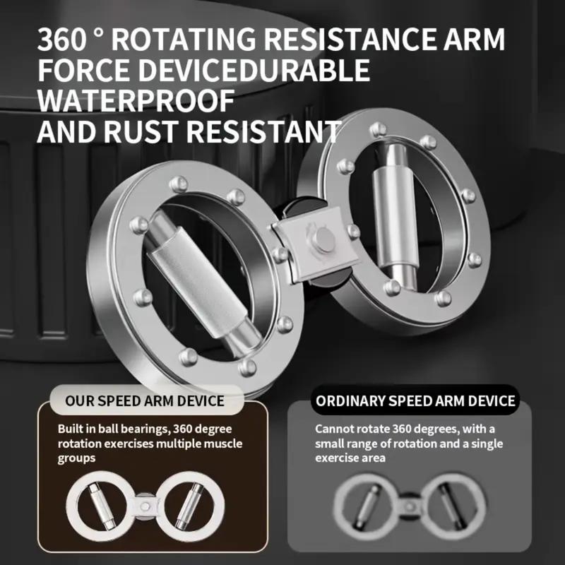 Arm exercise equipment, Spinning Rotator Burn Machine, 12LB Arm Exercise Equipment with Adjustable Resistance, Forearm Trainer