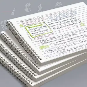 3/6 PCS B5 Spiral Notebook Set, spiral bound notebook writing stationery for students note organization and regular study use at school or home desks Office Stationery Supplies