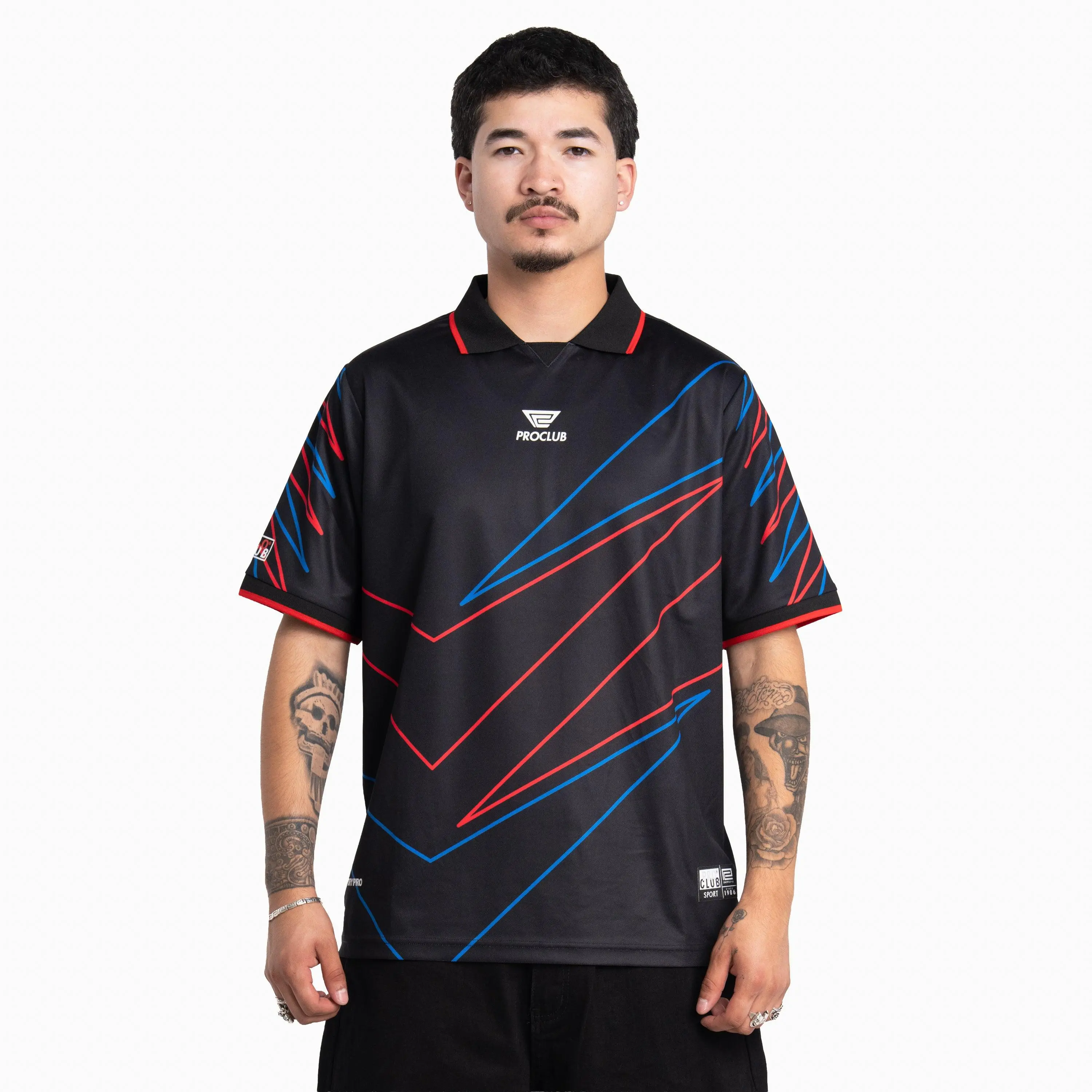 Pro Club Men's DryPro Polo Soccer Jersey