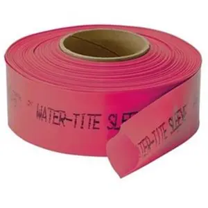 212 MAIN Red Pipe Sleeving - IPS 153961, 0.006 ml, 200ft Roll, Modern, for Home Underground Pipes, Boating Water Sports Use