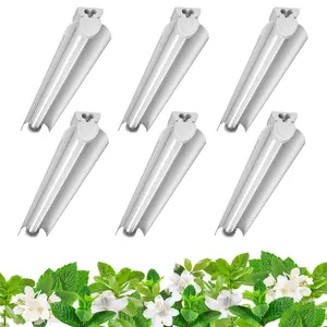 Barrina T8 Grow Lights, 3FT 5000K Daylight White Full Spectrum, 180W(6 x 30W, 1000W Equivalent), Linkable Design, 6 Packs