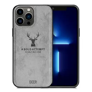 Alpha Digital IP13PM-DEER-W Protective Case for Iphone 13 Pro Max Gray
