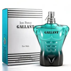 Gallant 3.4 Fl Oz Men's Eau De Toilette Spray Long-lasting Scent Notes of Lavender Mint Cardamom Bergamot Flavor Ideal for Halloween Christmas Holiday Gifts