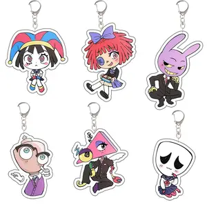 TADC Acrylic Keychain – The Amazing Digital Circus Pomni, Jax, Ragatha, Gangle, Zooble, Kinger, Backpack Charm, Festival Gift