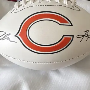 Chicago Bears Monangai/Swift Dual Autographed Football, JSA Authenticated