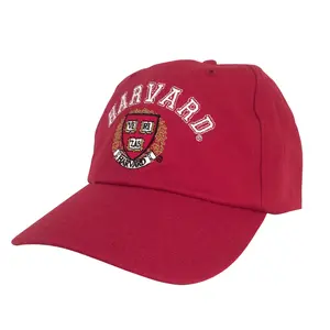 Harvard University Veritas Baseball Hat - Red