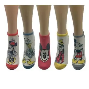 Minnie Mouse Ladies' Set of 5 No-Show Socks Minnie Mouse Ladies' Set of 5 No-Show Socks