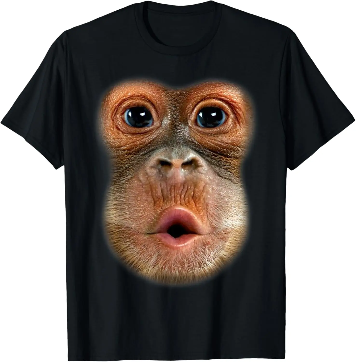 Monkey Stomach Funny Meme Cool Trending Viral Video T-Shirt T-Shirt Pure Cotton Graphic Tees: Unisex Gifts for Men Menswear Soft