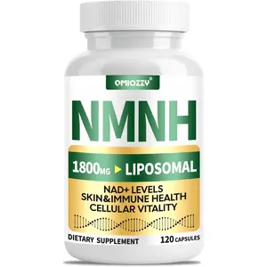 NMNH Supplement 1000mg Nicotinamide Mononucleotide Alternative Boost NAD+ with Liposomal Resveratrol and Nicotinamide Riboside NR for Healthy Cellular Aging and Energy Vegan Non-GMO Dietary Capsules 120 Count