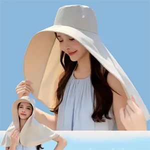 Chic Wide Brim Sun Hat for Women - Stylish Solid Color Design, Ideal for Outdoor Sun Protection, Daily Fashion Accessory & Summer Adventures