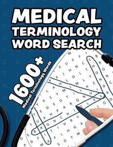 Medical Terminology Word Search: Challenging word search puzzle for your brain